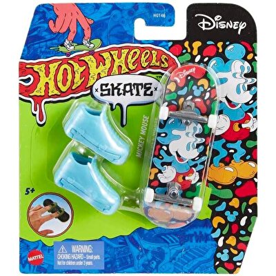 Hot Wheels Skate Parmak Kaykay ve Ayakkabı Paketleri Mickey Mouse JGL93