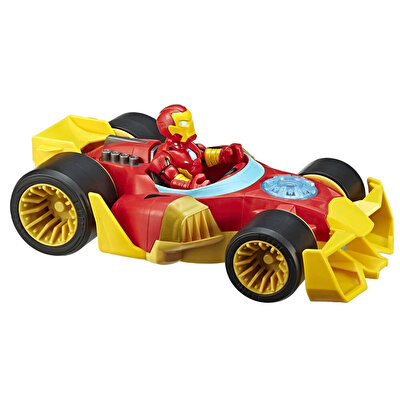 Marvel Super Hero Adventures Mega Mini Figür ve Araç Iron Man E6257