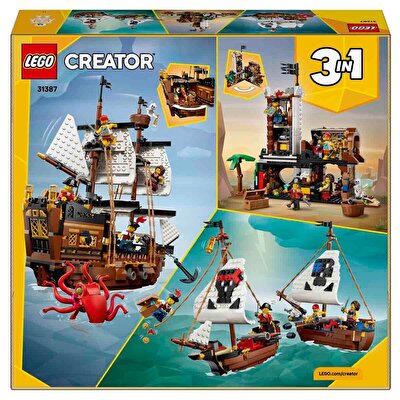 LEGO Creator 3’ü 1 Arada İkonik Korsan Gemisi 31387