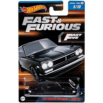 Hot Wheels Fast & Furious Temalı Arabalar 1971 Nissan Skyline H/T 2000 Gt-R HNT15