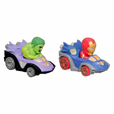 Hot Wheels RaceVerse 2'li Paket Hulk ve İron Man