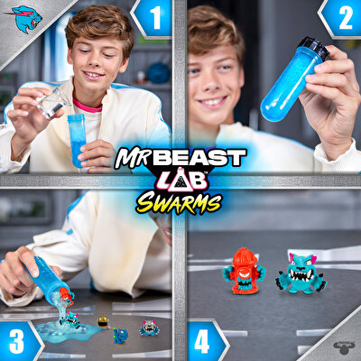 Mr. Beast Lab Swarms Mikro Beast 2’li Figür S1-24702