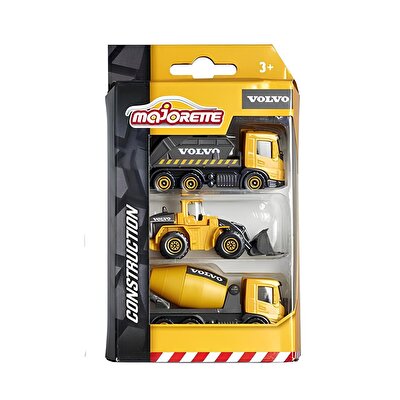 Majorette Volvo 3’lü İnşaat Araçları 1