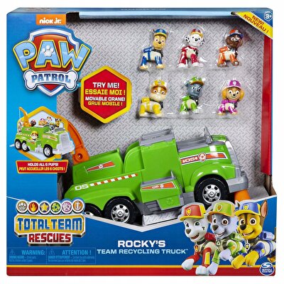 Paw Patrol Toplu Takım Araçları - Rocky'nin Geri Dönüşüm Kamyonu