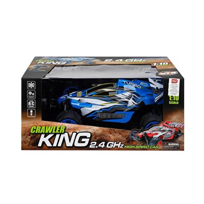 1:10 Ölçekli Mavi Crawler King Uzaktan Kumandalı Araba