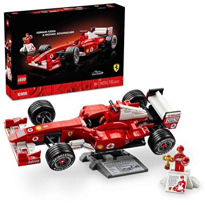 LEGO Icons Ferrari F2004 ve Michael Schumacher 11375