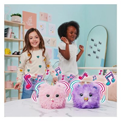 Furfluffs Puppy Fluffy İnteraktif Sesli Evcil Hayvan Oyuncak Kedi