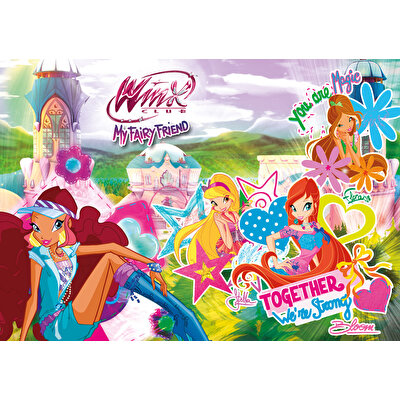 Winx Birlikte Güçlüyüz Puzzle 104 Parça