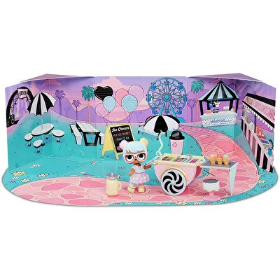 L.O.L. Bebek ve Mobilya Oyun Seti S2 Bon Bon ve Ice Cream Pop Up