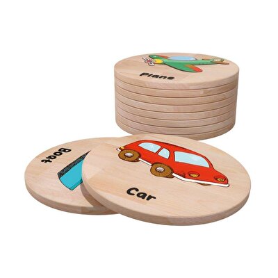 Wo Mory Taşıtlar Ahşap Kartlar