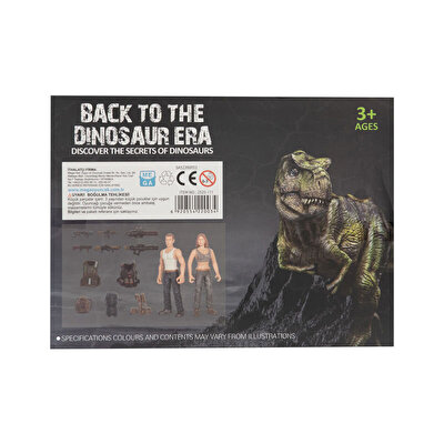 Erkek Figürlü Dinozor Set