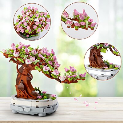 Mega Blok Çiçek Bonsai Ağacı 451 Parça