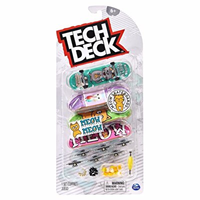 Tech Deck Dörtlü Paket Meow Meow