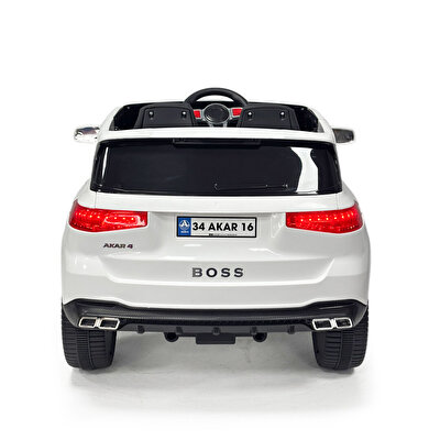 Akar Boss 12 Volt GT Beyaz Uzaktan Kumandalı Araba