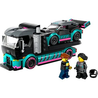 LEGO City Yarış Arabası ve Araba Taşıyıcı Kamyon 60406