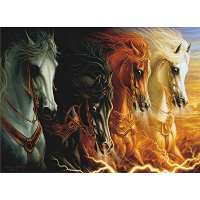Anatolian Mahşerin Dört Atı Puzzle 1000 parça
