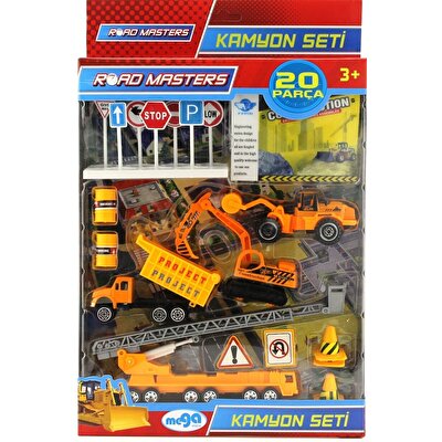 Road Masters Metal Kamyon Seti 20 Parça