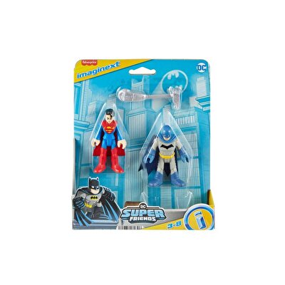 Imaginext DC Super Friends Aksiyon Figürleri Batman Super Girl HML09