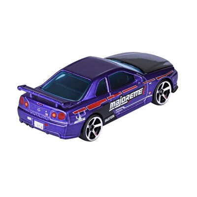 Majorette JDM Legends Deluxe Araba 1:64 Nissan Skyline GT-R (R34)