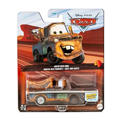 Cars 3 Tekli Karakter Araçlar Mater With Sign HTX86