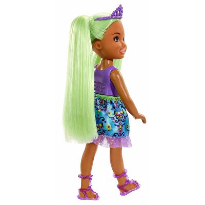 Barbie Dreamtopia Chelsea Prenses Bebekler Yeşil Saçlı GJJ95