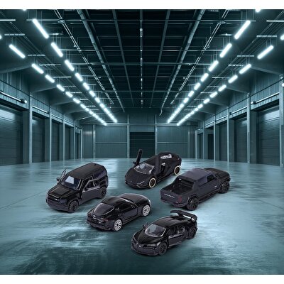 Majorette Black Edition 5'li Araç Seti