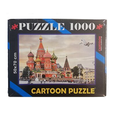 Cartoon Puzzle 1000 Parça Aziz Vasil Katedrali
