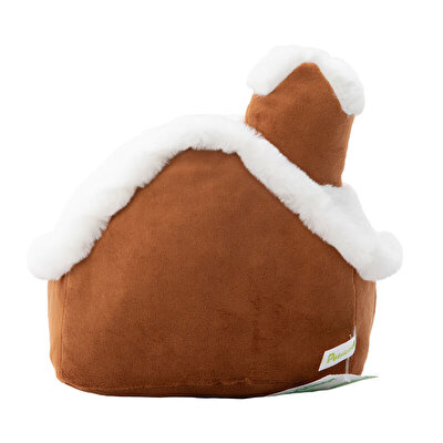 Yılbaşı Ginger Home Şekilli Kırlent Peluş