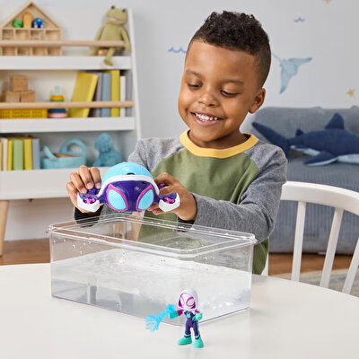 Spidey ve Arkadaşları Su Ağı Figür Oyun Seti Ghost Turtle G1466