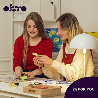 OKTO Succulents Energy 3D Duyusal Sanat Seti