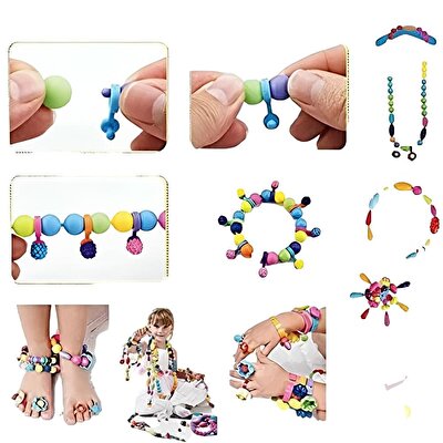 DIY Boncuk Takı Yapma Kiti 18 Parça