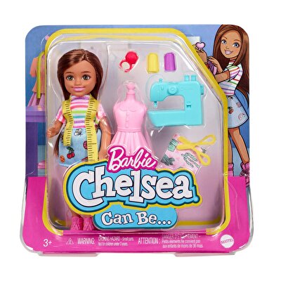 Barbie Chelsea Meslekleri Öğreniyor Bebek Serisi Moda Tasarımcısı HCK70