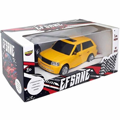 1:24 Ölçekli Full Fonksiyon Sarı Araba