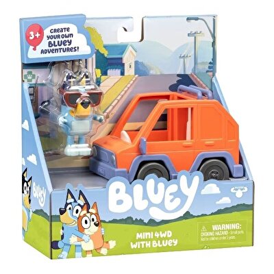 Bluey 4x4 Mini Araç ve Figür Seti