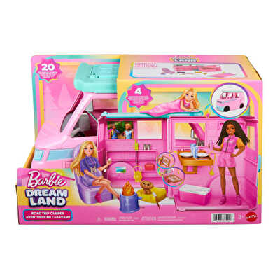 Barbie'nin Rüyalar Ülkesi Yol Macerası Karavan Oyun Seti JMK45