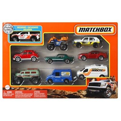 Matchbox Dokuzlu Araba Seti GVY67