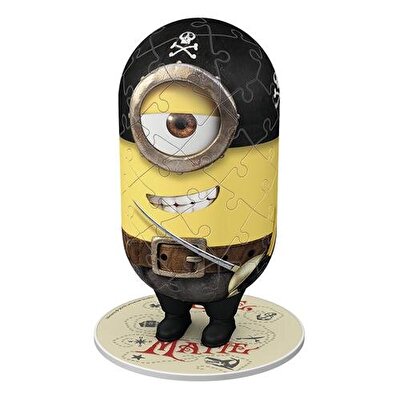 Ravensburger 3D Puzball Minions Matie 54 Parça Puzzle