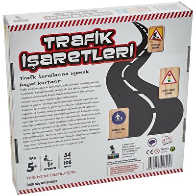 Mr. Toy Trafik İşaretleri Eğitim ve Oyun Seti