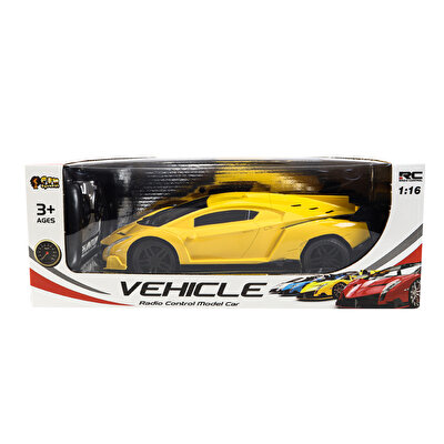 1:16 Ölçekli Uzaktan Kumandalı Şarjlı Ferrari Sarı