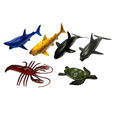 Deniz Hayvanları Seti 6 Parça 20 Cm