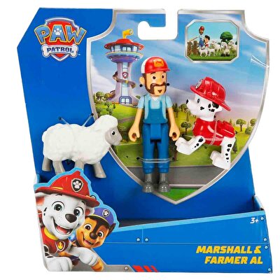 Paw Patrol 3’lü Figür Seti Marshall ve Farmer Al