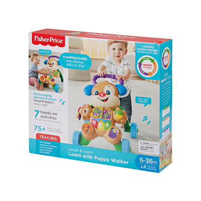 Fisher Price Eğlen ve Öğren Yaşa Göre Gelişim Eğitici Köpekçik Yürüteç FTG10