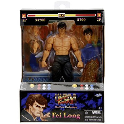 Jada Street Fighter II Fei-Long Figür 15 cm
