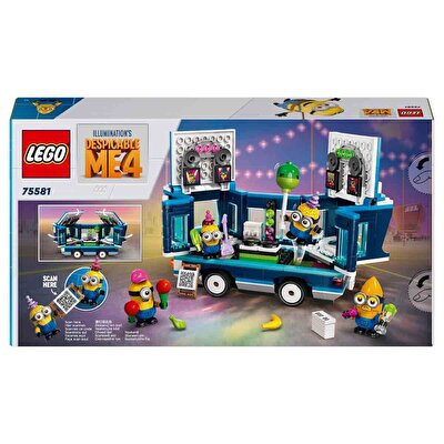 LEGO Despicable Me 4 Minyonların Müzikli Parti Otobüsü 75581