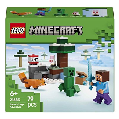 LEGO Minecraft Steve’in Tayga Macerası 21583