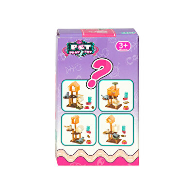 Evcil Hayvan Yavru Kedi Kulübeli Sürpriz Paket Oyun Seti