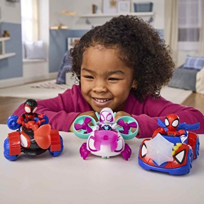 Spidey and His Amazing Friends Aksiyon Figürü ve Araç Seti Miles Morales G2460