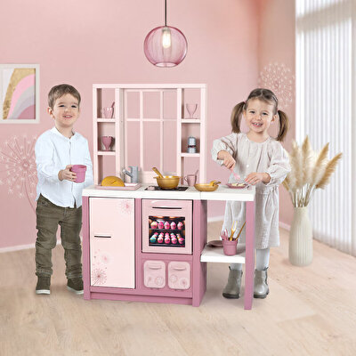 Smoby Loft Fleur Pembe Mutfak Seti