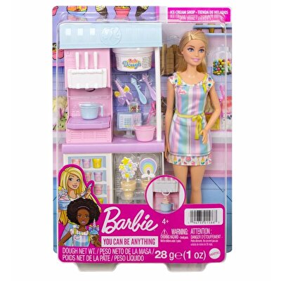 Barbie Dondurma Dükkanı Oyun Seti HCN46