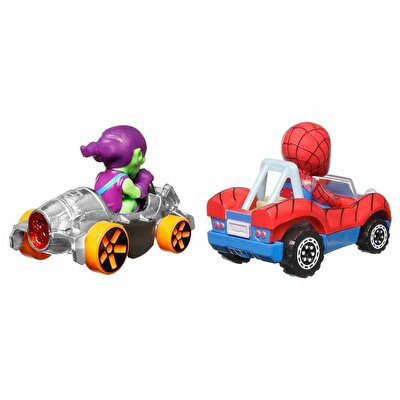 Hot Wheels RaceVerse 2'li Paket Green Goblin ve Spiderman